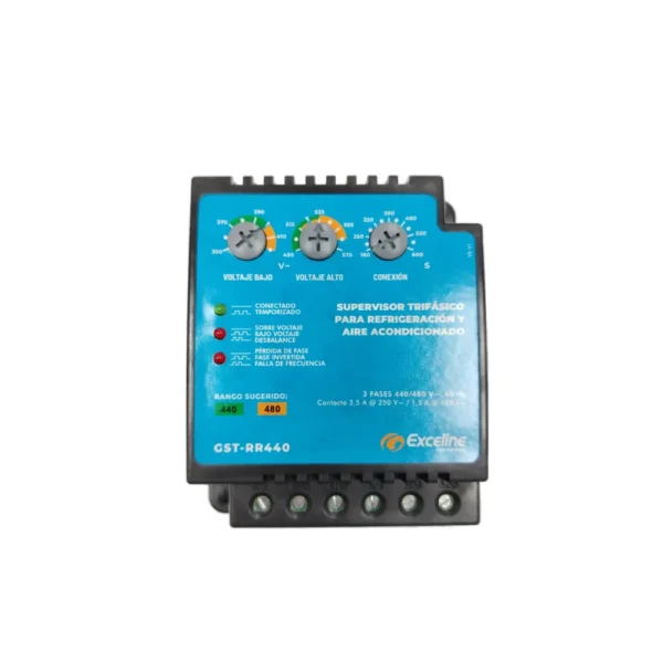 SUPERVISOR DE FASE TRIFÁSICO 440V - EXCELINE